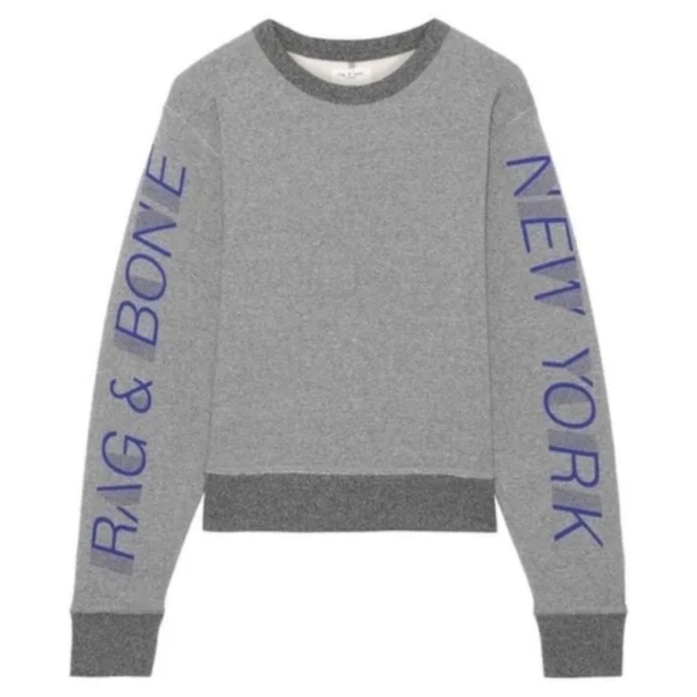 Rag & Bone New York Gray Sweatshirt XS NWOT ($225)